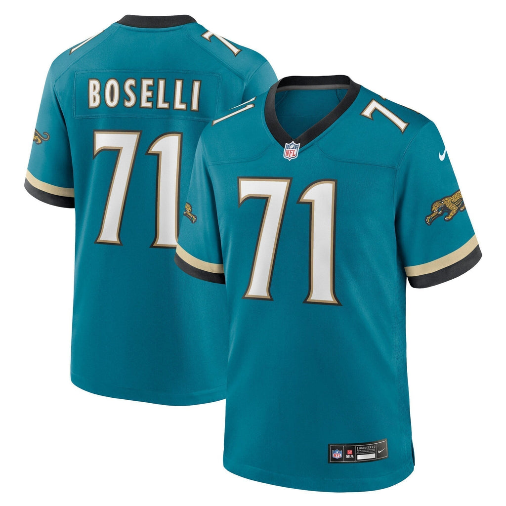 Tony Boselli Jacksonville Jaguars Nike Prowler Throwback Retired   Game Jersey - Teal