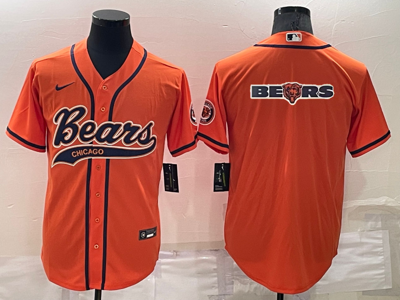 Men's Chicago Bears Orange Game Jersey1