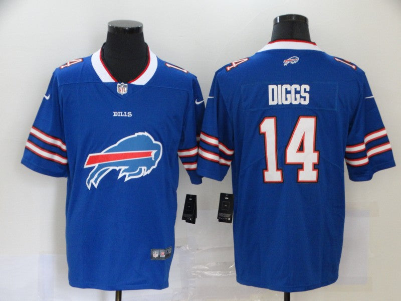 Men's Buffalo Bills Stefon Diggs #14 Blue Game Jersey1