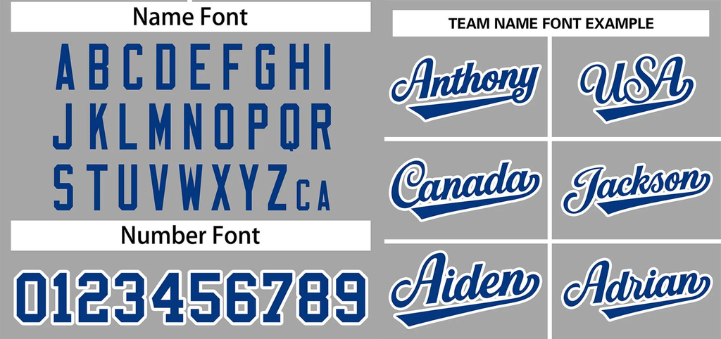Custom Gray Royal-White Classic Style Authentic Two-Button Softball Jersey