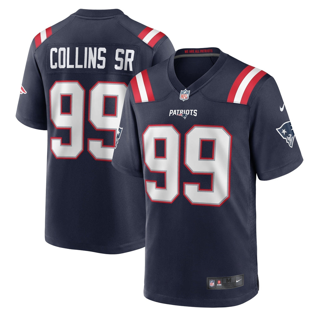 Jamie Collins Sr. New England Patriots Nike Home Game   Jersey - Navy