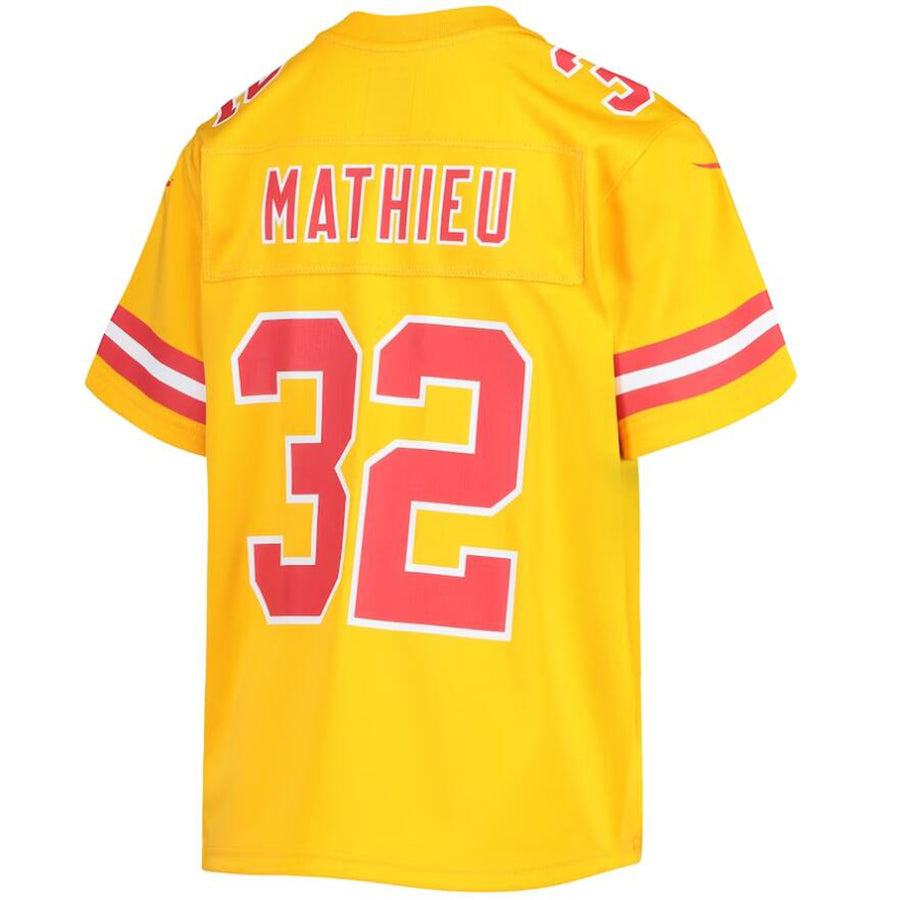 KC.Chiefs #32 Nick Bolton Player Gold Inverted Vapor Limited Football Jerseys