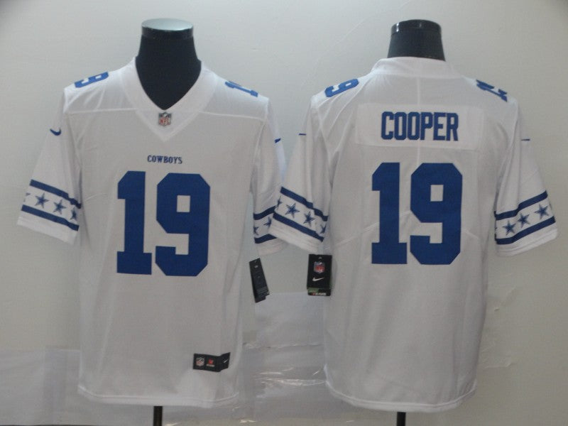Men's Dallas Cowboys Amari Cooper #19 White Game Player Jersey1