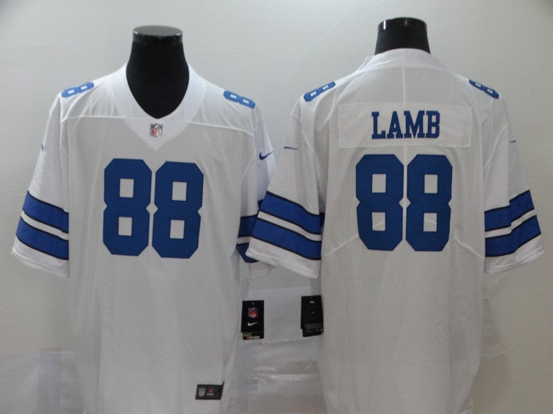 Men's Dallas Cowboys CeeDee Lamb #88 White Game Jersey1