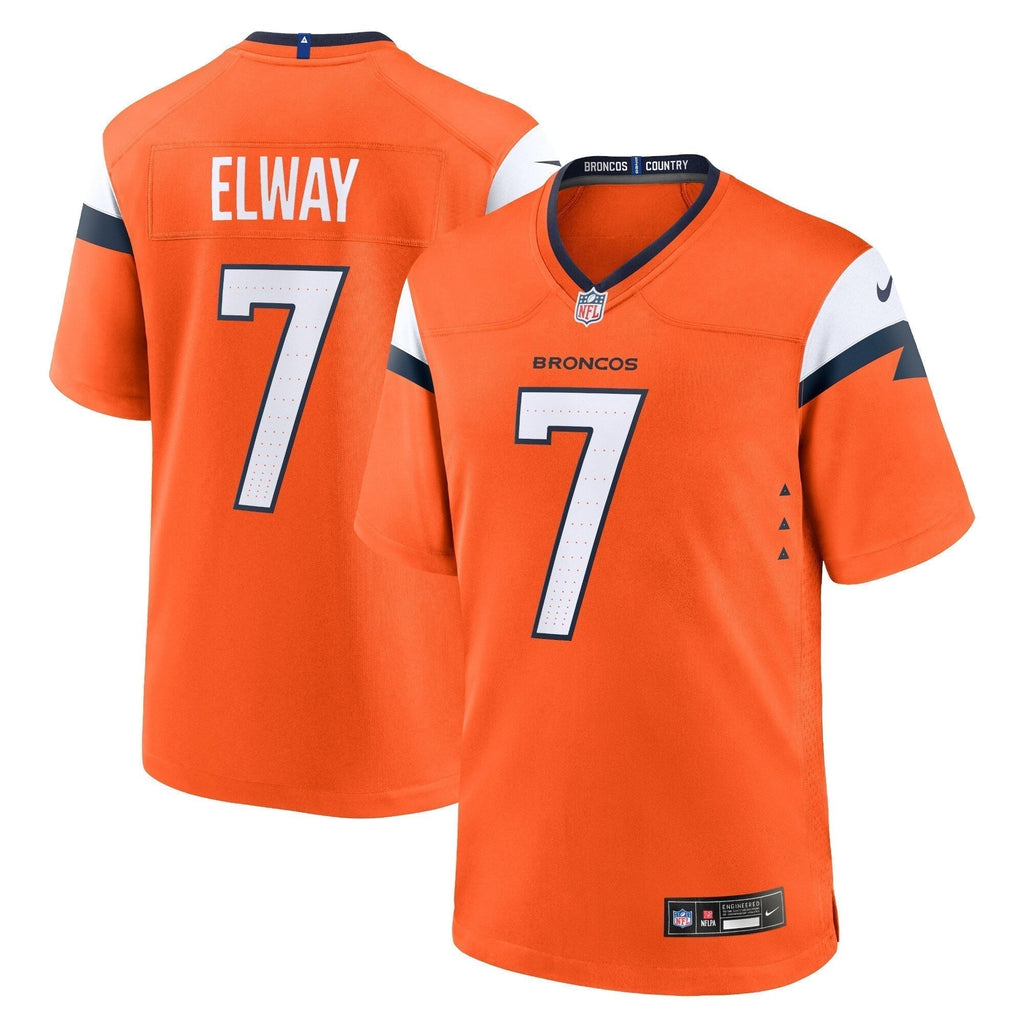 John Elway Denver Broncos Nike Mile High Collection Retired   Game Jersey - Orange