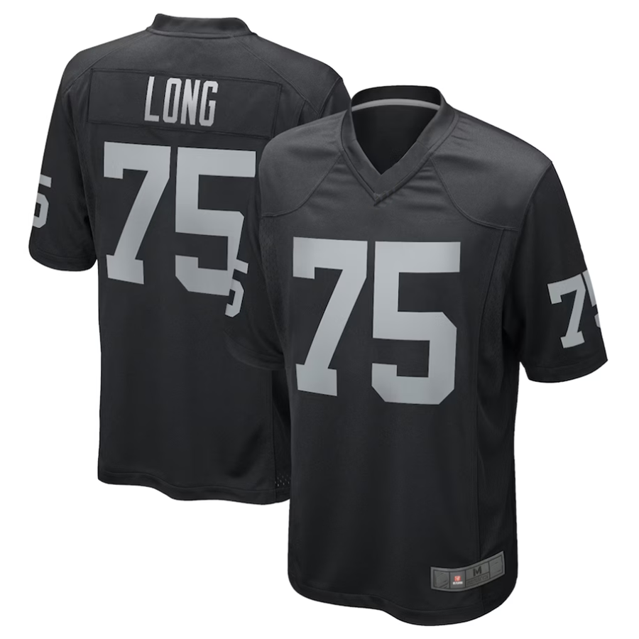 #75 Howie Long Player LV.Raiders Black Game Football Jerseys