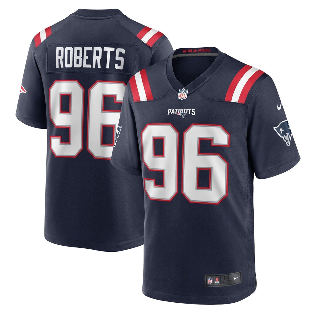 Sam Roberts New England Patriots Nike Game   Jersey - Navy