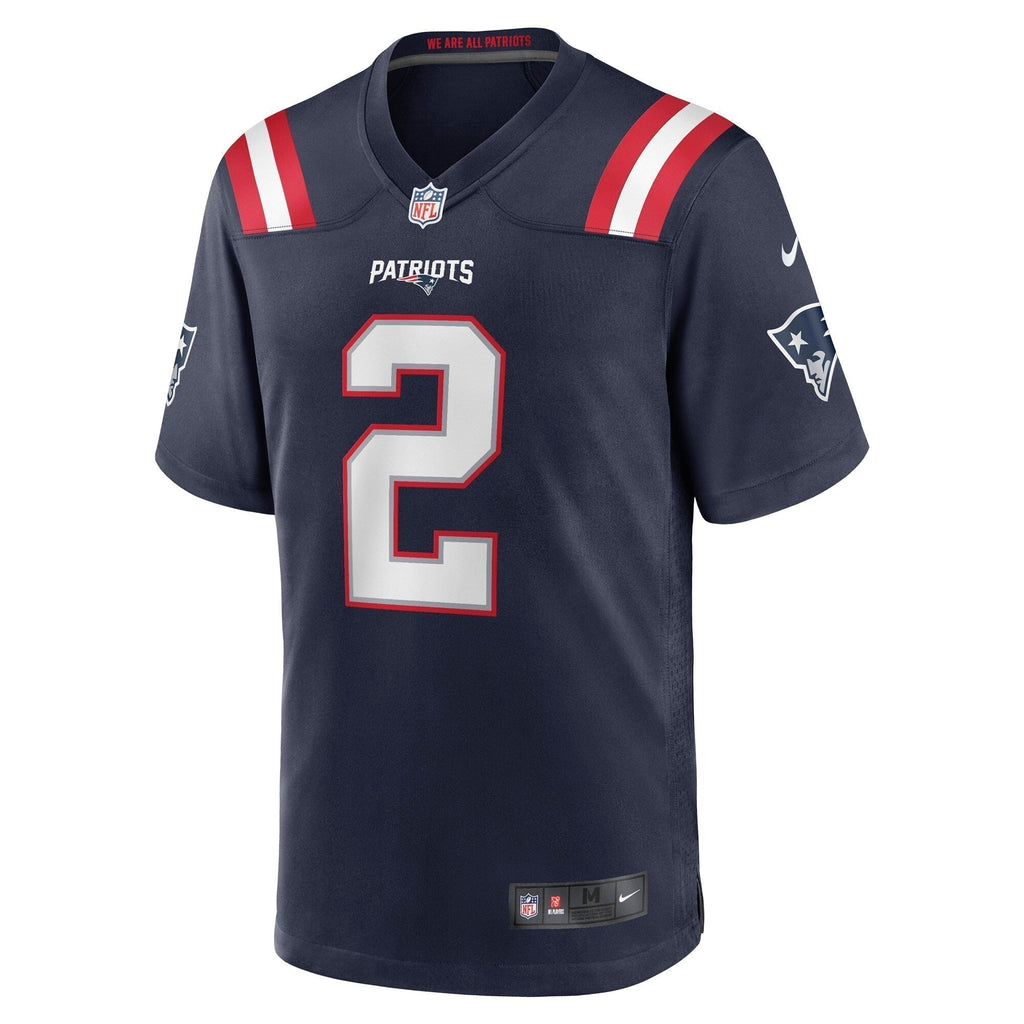 Jalen Mills New England Patriots Nike Game   Jersey - Navy