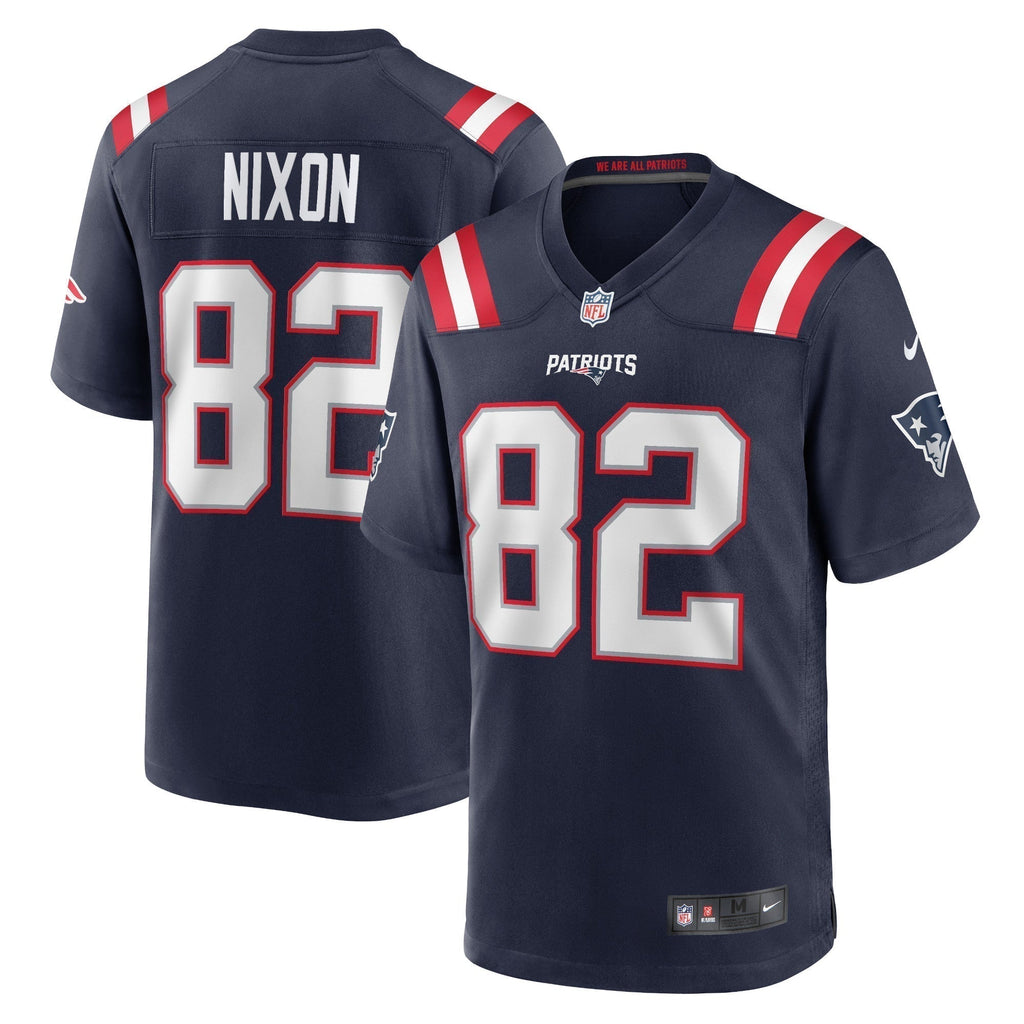 Tre Nixon New England Patriots Nike   Game Jersey - Navy