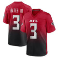 A.Falcons #3 Jessie Bates III Player Red Home Game Football Jerseys