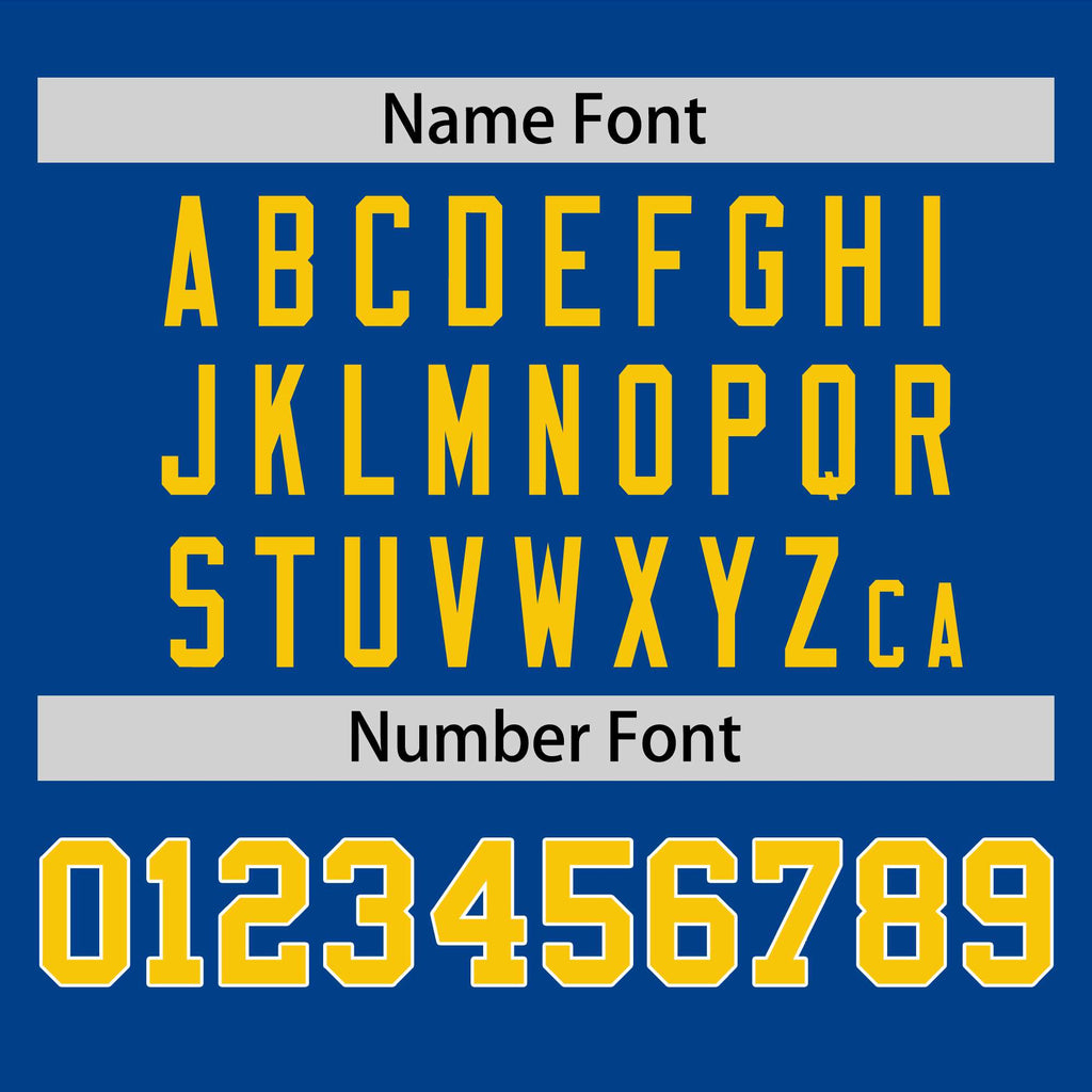 Custom Royal Gold-White Personalized Raglan Sleeves V-Neck Hockey Jersey