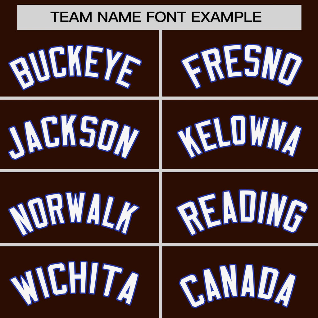 Custom Brown Gold-White Personalized Raglan Sleeves V-Neck Hockey Jersey