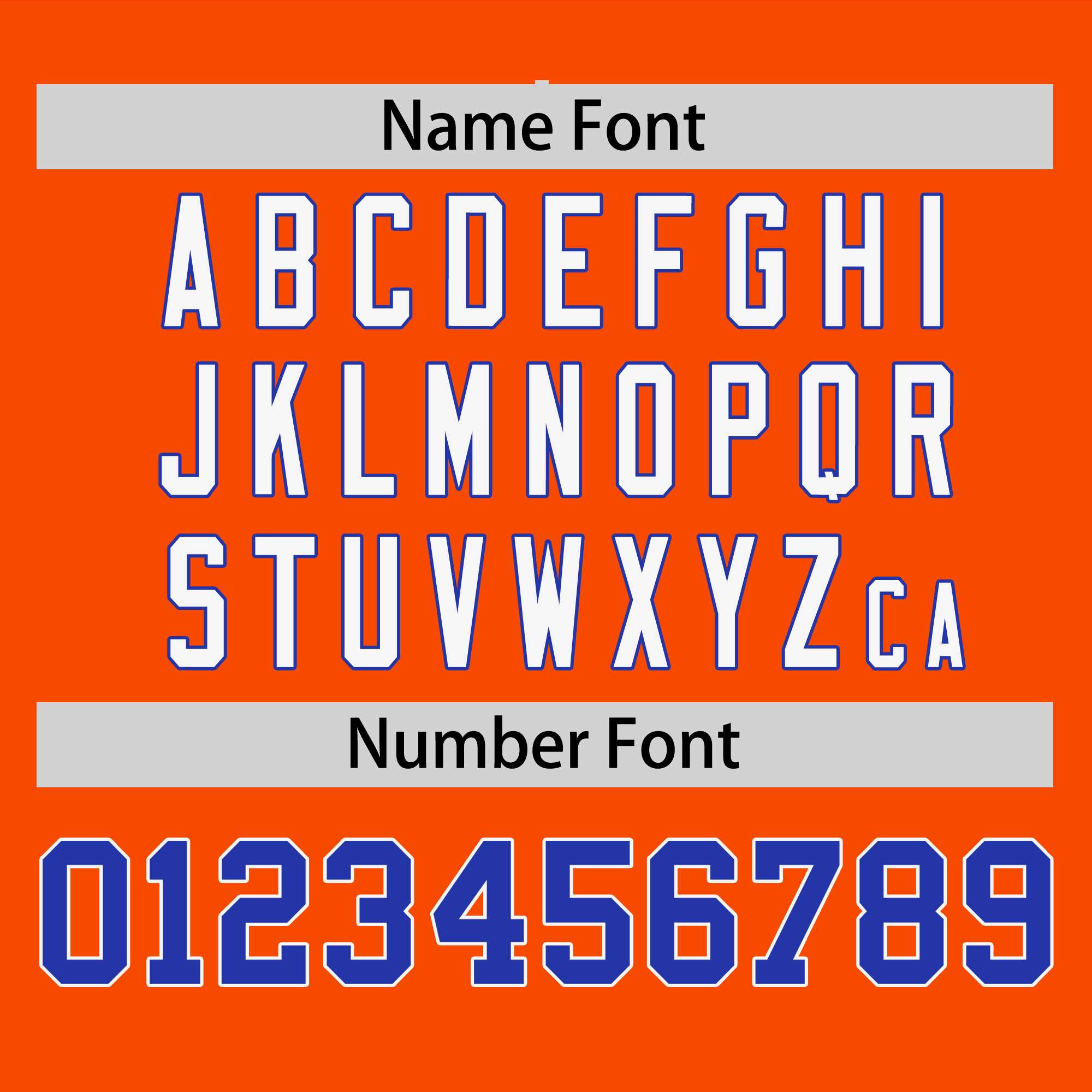 Custom Orange Royal-White Personalized Raglan Sleeves V-Neck Hockey Jersey