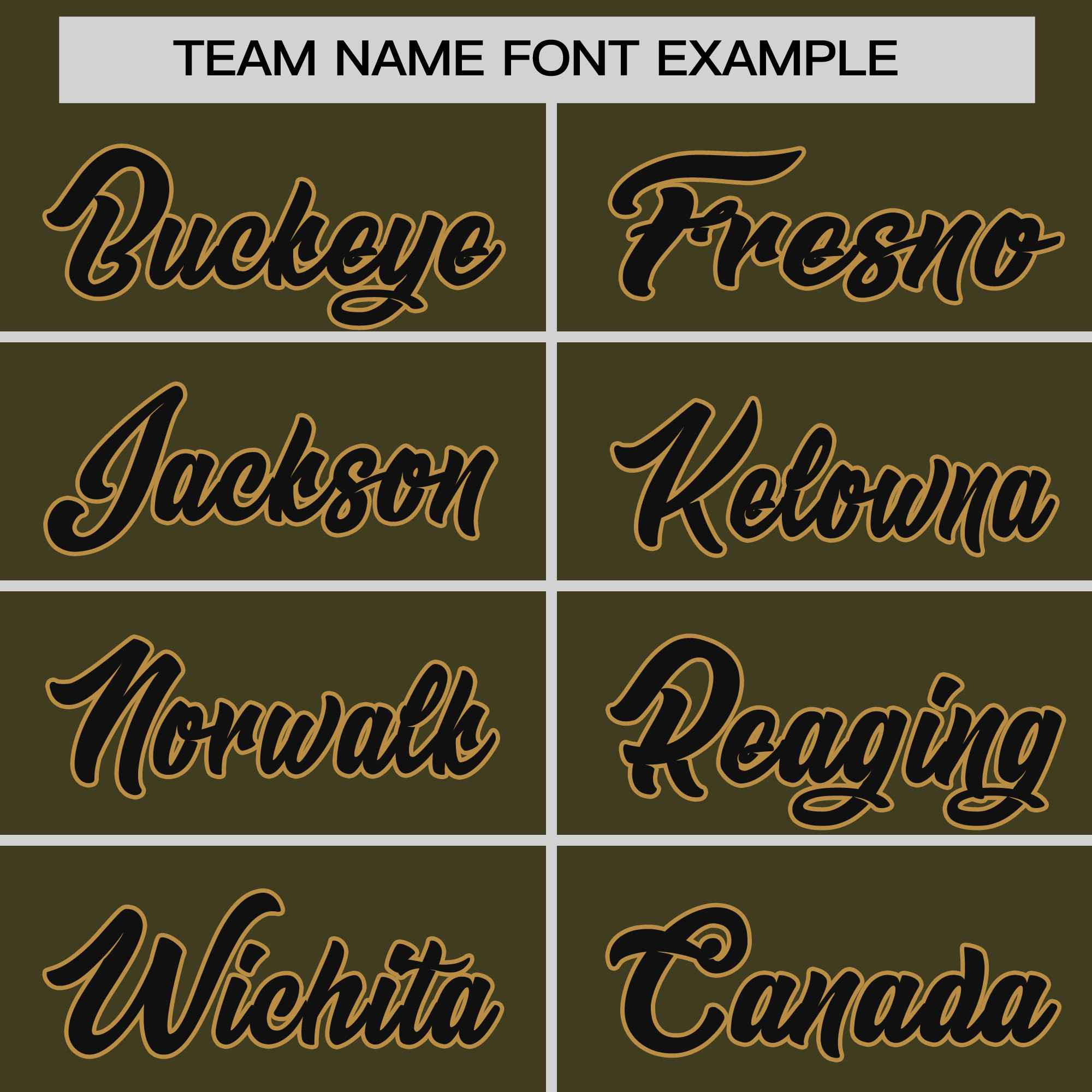 Custom Olive Black-Old Gold Personalized Raglan Sleeves V-Neck Hockey Jersey