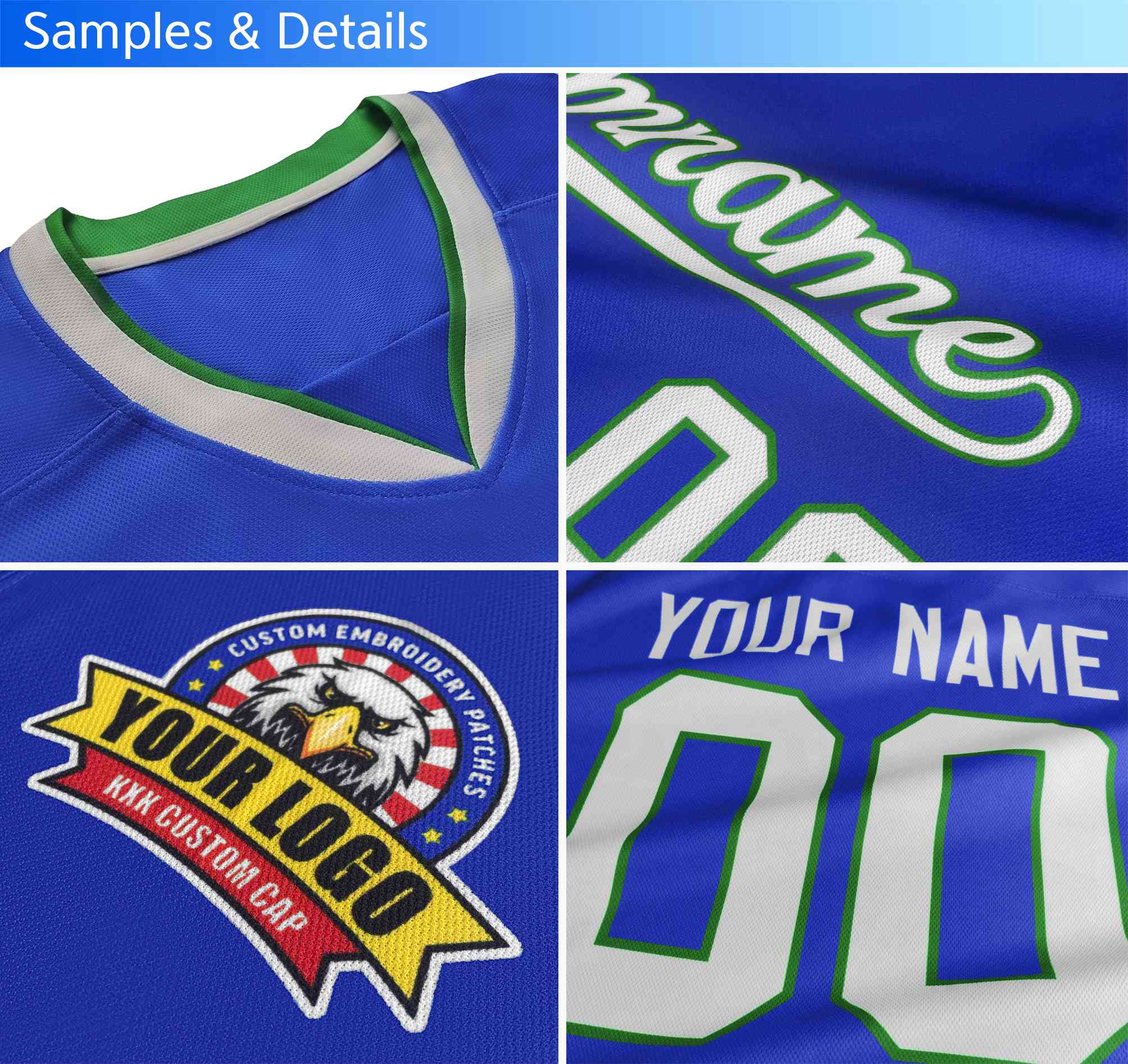Custom Black Crimson-Khaki Personalized Raglan Sleeves V-Neck Hockey Jersey