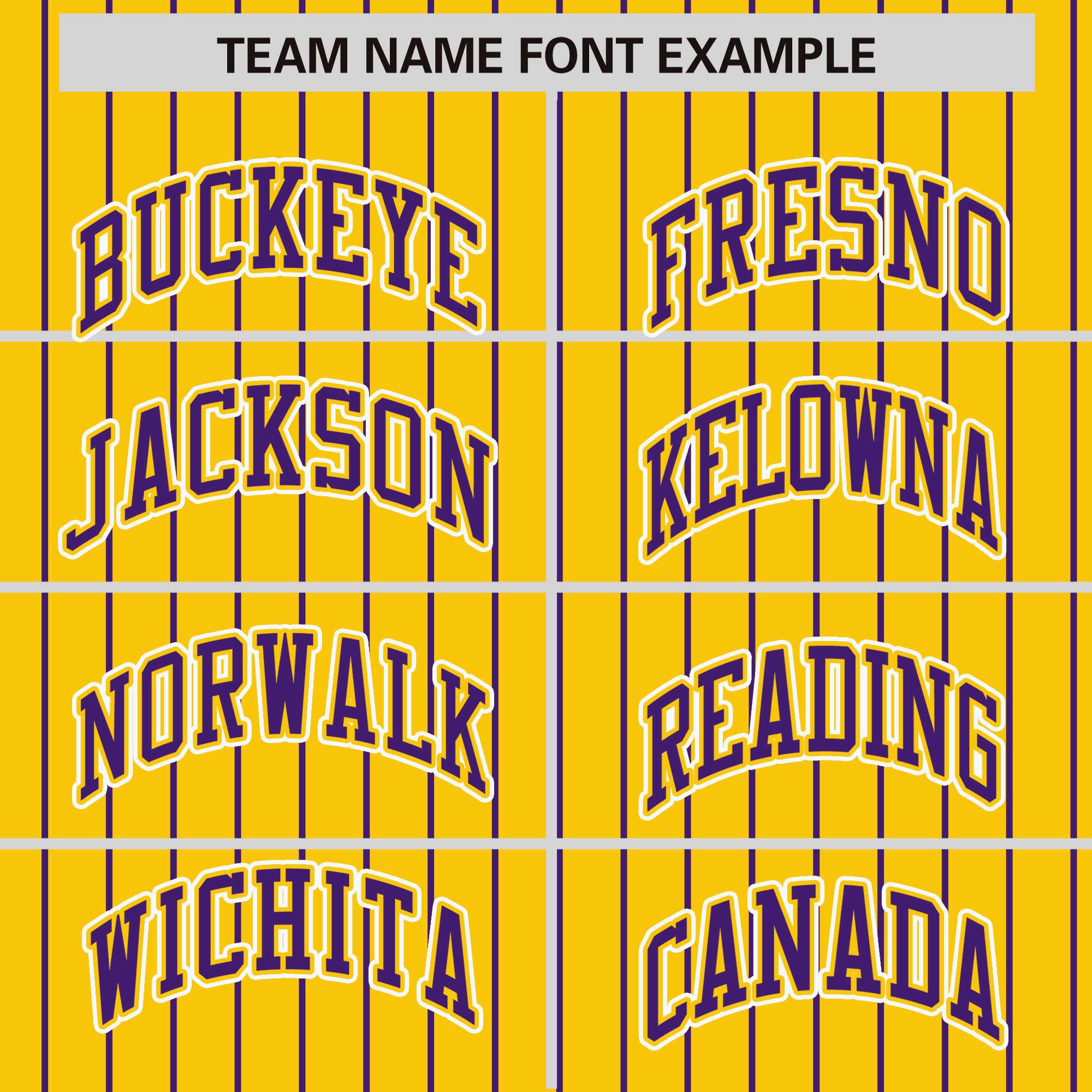 Custom Gold Purple Raglan Sleeves Varsity Full-Snap Pinstripe Letterman Baseball Jacket