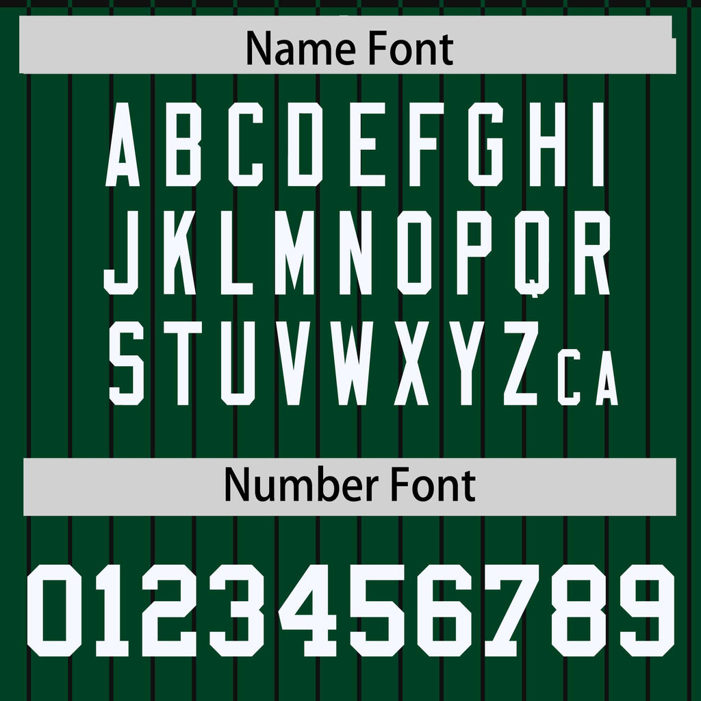 Custom Black Green Raglan Sleeves Varsity Full-Snap Pinstripe Letterman Baseball Jacket