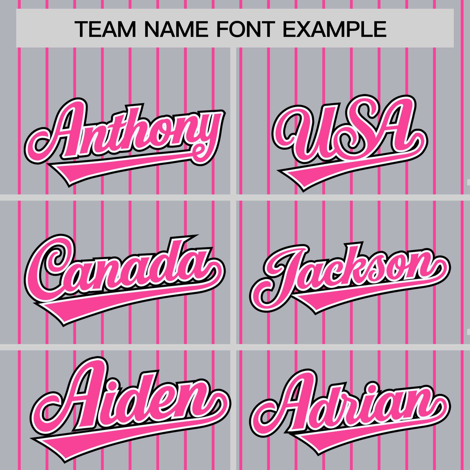 Custom Gray Pink Raglan Sleeves Varsity Full-Snap Pinstripe Letterman Baseball Jacket