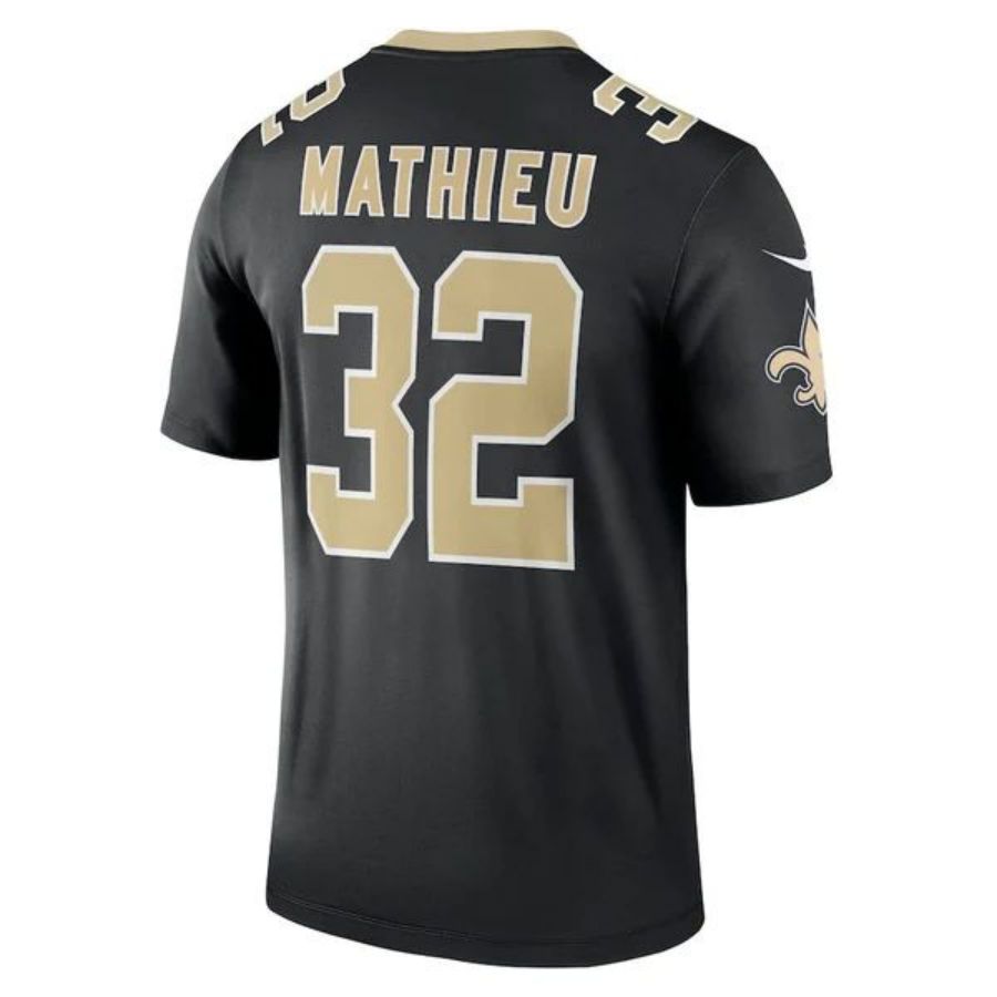 #32 Tyrann Mathieu Player NO.Saints Black Vapor F.U.S.E. Limited Football Jerseys