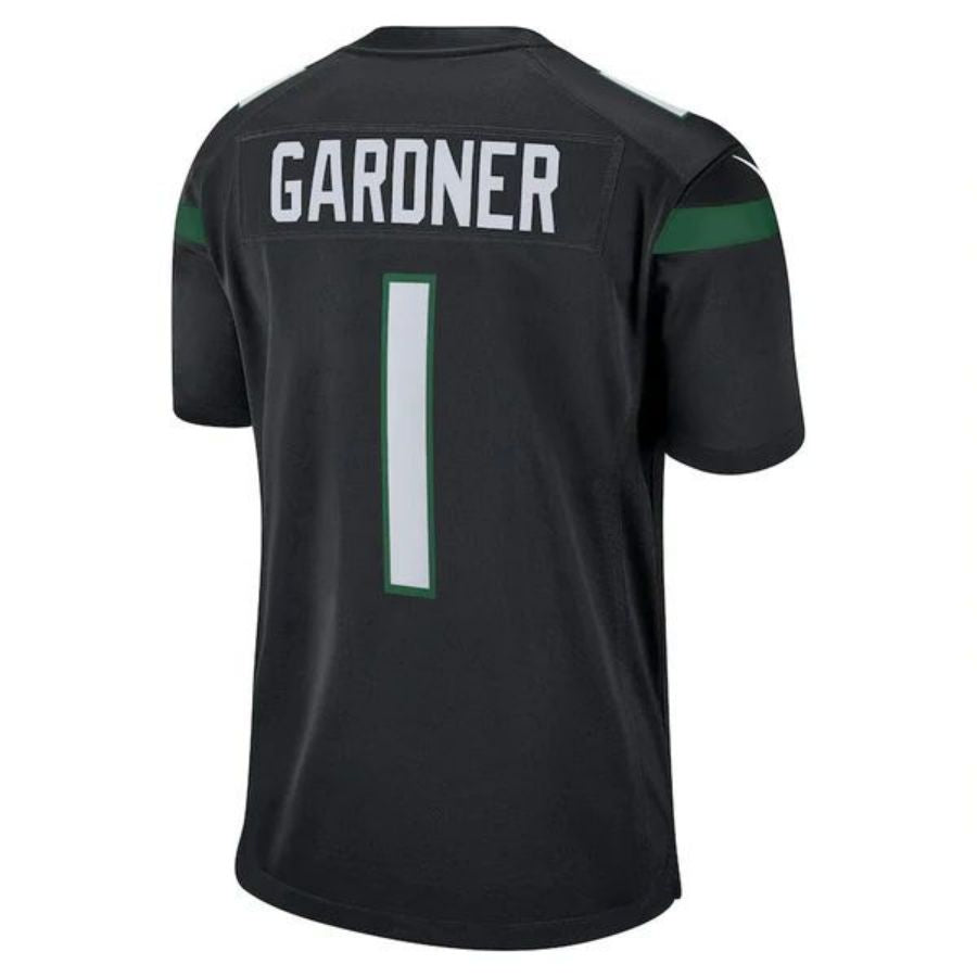 #1 Ahmad Sauce Gardner Player NY.Jets Black Game Football Jerseys