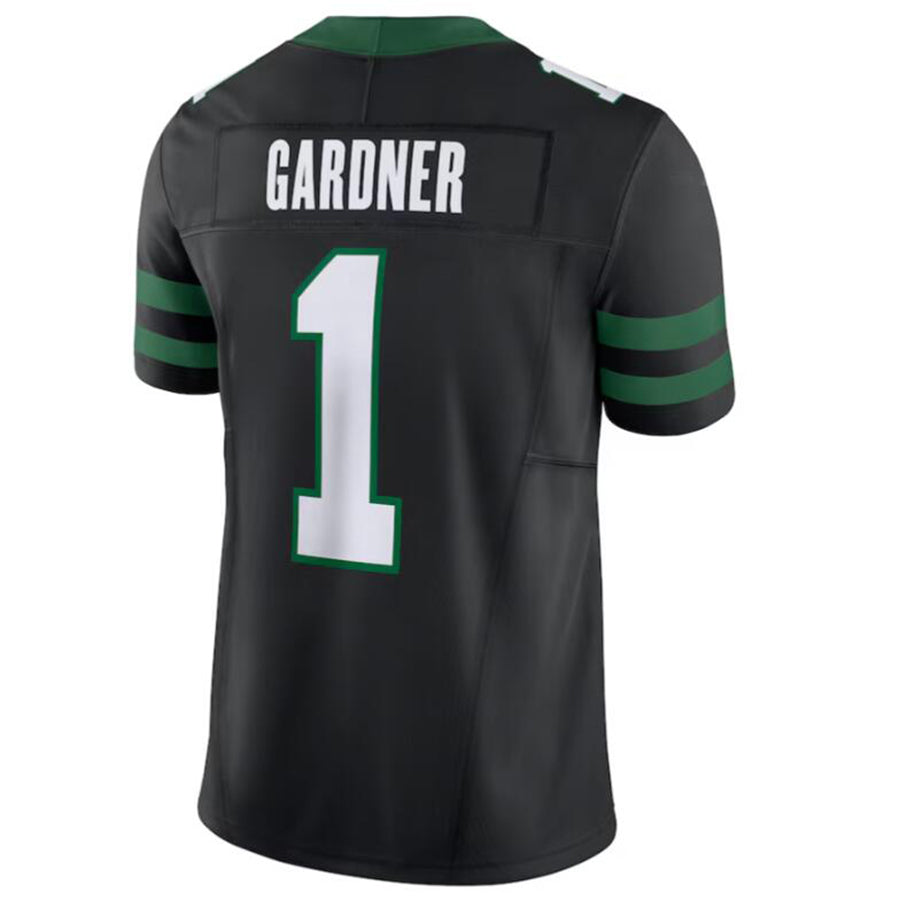 #1 Ahmad Sauce Gardner Player NY.Jets Black Vapor F.U.S.E. Limited Football Jerseys
