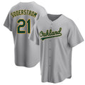 Athletics #21 Tyler Soderstrom Player Grey Home Replica Baseball Jerseys