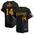 P.Pirates #14 Joey Bart Player Black Home Limited Baseball Jerseys