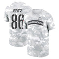 W.Commanders #86 Zach Ertz Player Salute to Service Hoodies T-Shirts Football Jerseys