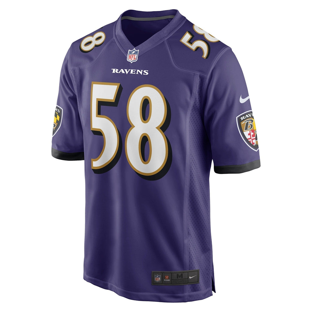 Michael Pierce Baltimore Ravens Nike   Game Jersey - Purple