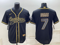 Men's Dallas Cowboys Trevon Diggs #7 Black Player Jersey1 Joint Edition