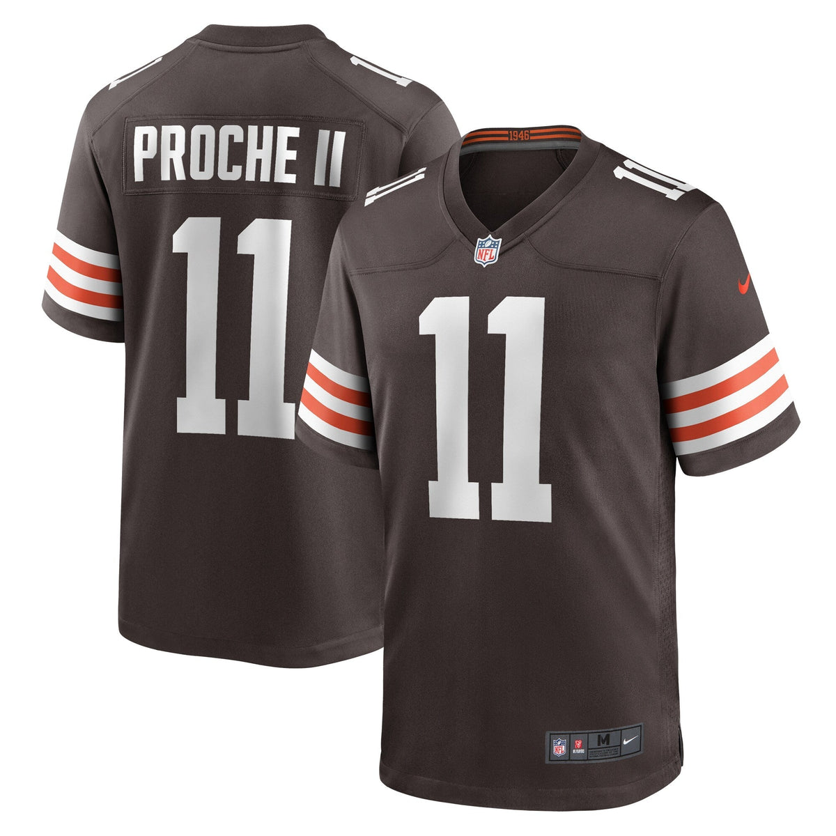 James Proche II Cleveland Browns Nike Game Jersey - Brown