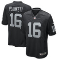 Jim Plunkett Las Vegas Raiders Nike Game Retired   Jersey - Black